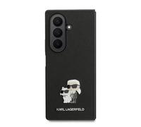 Karl Lagerfeld Coque De Téléphone Pu Saffiano Karl And Choupette Galaxy Z Fold 7