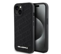 Karl Lagerfeld Coque PU Matelassé Motif iPhone 15 Noir