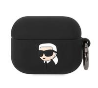 Karl Lagerfeld Silicone NFT Karl Head 3D Coque AirPods Pro, Noir