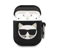 Karl Lagerfeld Coque Silicone Cover Noir - AirPods (OCCASIONNÉE COMME NEUVE)