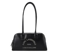 Karl Lagerfeld Daily Sac à bandoulière Cuir véritable 33 cm noir