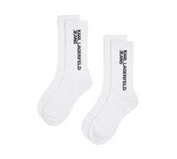 Karl Lagerfeld - Ensemble de chaussettes Essential Logo - Homme - Sous-vêtements - Blanc - Taille: ONE Size