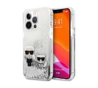 Karl Lagerfeld Etui chat pailleté, Argent - iPhone 13 Pro