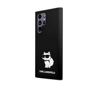 Karl Lagerfeld Etui en silicone Choupette, Noir - Samsung Galaxy S24 Ultra