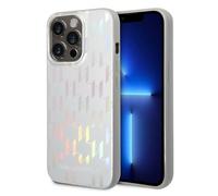 Karl Lagerfeld Étui pour iPhone 14 Pro 6.1 argent Monogram Iridescen
