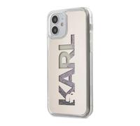Karl Lagerfeld Étui rigide KLHCP12SKLMLGR, Argent - iPhone 12 Mini