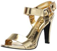 KARL LAGERFELD Femme Cieone Ankle Strap Dress Heeled Sandal Talon, doré, 40 EU