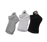 Karl Lagerfeld Chaussettes gris chiné / noir / blanc, Taille 35-38