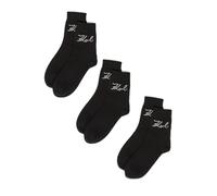 Karl Lagerfeld Femme K/Signature Logo Sock (3 Pack) Black 35-38