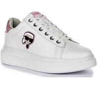 KARL LAGERFELD Femme Kapri Basket White - Pink 39 EU