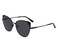 Karl Lagerfeld Femme KL341S 001 Lunettes de soleil Métal Noir Gris Cat Eye