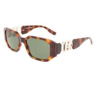 Karl Lagerfeld Femme KL6085S 240 Lunettes de soleil Injecté Marron Vert Carré Photochromatique Photochromatique
