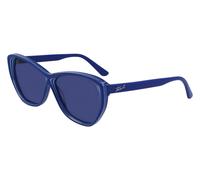 Karl Lagerfeld Femme KL6103S 407 Lunettes de soleil Plastique Bleu Bleu Cat Eye Normale