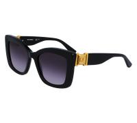Karl Lagerfeld Femme KL6139S 001 Lunettes de soleil Acétate Noir Carré Normale Normale