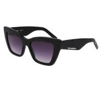 KARL LAGERFELD KL6158S 001 BLACK 54/18/145 FEMALE Lunettes de soleil
