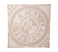 Karl Lagerfeld - Foulard K/Circle - Femme - Accessoires - Beige - Taille: ONE Size