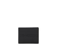 Karl Lagerfeld - Grain-Textured Wallet K/Rsg - unisex - Accessoires - Noir - Taille: ONE Size