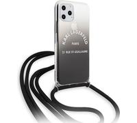 Karl Lagerfeld - HARD CASE BLACK IKONIK COLOURFLEX WITH ROM - Convient pour Apple iPhone 11 Pro