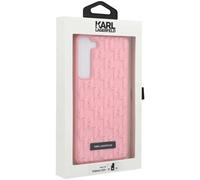 Karl Lagerfeld Hardcase Cover 3D Monogram pour Samsung Galaxy S23 Plus Pink