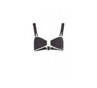 Karl Lagerfeld - Haut de bikini bandeau Signature - Femme - Maillots de bain - Noir - Taille: 40 FR