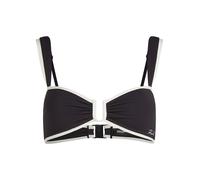 Karl Lagerfeld Hauts de bikini 'Signatur' noir / blanc, Taille 75