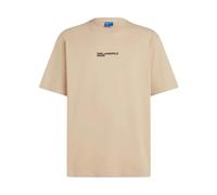 Karl Lagerfeld, Homme, Tops, Beige, Taille: XL KLJ Reg Back Frame Tee