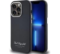 Karl Lagerfeld Housse Grained Hotel RSG Convient pour iPhone 13 Pro - Noir