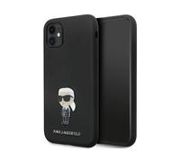 Karl Lagerfeld Housse KLHCN61SMHKNPk Choupette Head Silicone Pink - iPhone 11/XR