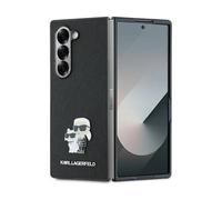 Karl Lagerfeld Housse KLHCZFD6SAPKCNPK Saffiano Metal Pin Noir - Galaxy Z Fold6