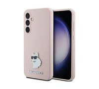 Karl Lagerfeld Housse Liquid Silicone Metal Choupette Noir - Galaxy S23 FE