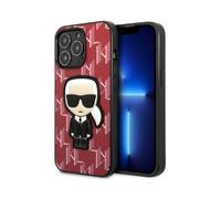 Karl Lagerfeld Housse Monogram Iconic Patch Rouge - iPhone 13 Pro Max