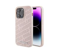 Karl Lagerfeld Housse Motif K matelassé Rose - iPhone 15 Pro Max