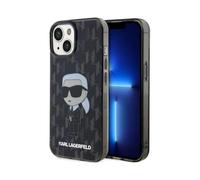 Karl Lagerfeld Housse rigide Ikonik Monogram Noir - iPhone 15