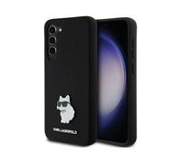 Karl Lagerfeld Housse Silicone Choupette Metal Pin Noir - Galaxy S24