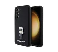 Karl Lagerfeld Housse silicone Ikonik Métal Pin Noir - Galaxy S24