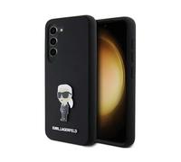 Karl Lagerfeld Housse Silicone Ikonik Metal Pin Noir - Galaxy S24