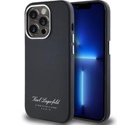 Karl Lagerfeld, Housse texturée iPhone 14 Pro Max Hotel RSG Design, Noir