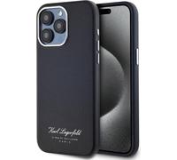 Karl Lagerfeld, Housse texturée iPhone 15 Pro Max Hotel RSG Stylé, Noir