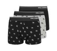 Karl Lagerfeld - Ikon AOP Trunk 3P - Homme - Sous-vêtements - Multicolore - Taille: S