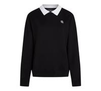 Karl Lagerfeld - Ikon Collar SweaT-shirt - Femme - Sweatshirts et sweats à capuche - Noir - Taille: 38 FR