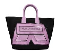 Karl Lagerfeld - Ikon K Large Canvas Shopper - Femme - Sacs - Noir - Taille: ONE Size