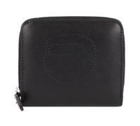 Karl Lagerfeld Ikonik 2.0 Porte-monnaie Cuir véritable 11.5 cm noir