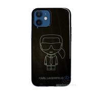 Karl Lagerfeld Ikonik Outline TPU cover pour iPhone 12 mini
