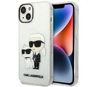 Karl Lagerfeld IML Glitter NFT Karl & Choupette - Coque pour iPhone 14 Plus (Transparent) G