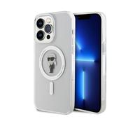 CG MOBILE Karl Lagerfeld Magfit IKonik Coque pour iPhone 15 Pro Max Transparent