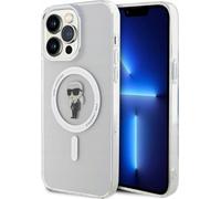 CG MOBILE Karl Lagerfeld Magfit IKonik Coque pour iPhone 15 Pro Max Transparent