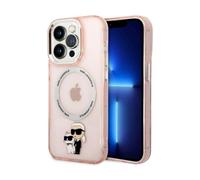 Karl Lagerfeld IML Karl & Choupette Étui MagSafe, Rose - iPhone 14 Pro
