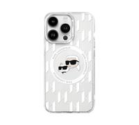 Karl Lagerfeld IML Monogramme Karl&Choupette Housse transparente pour Magsafe - iPhone 16 Pro Max