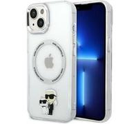 Karl Lagerfeld IML NFT Karl & Choupette MagSafe - Coque pour iPhone 14 Plus (Transparent) G