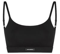 Karl Lagerfeld International B.V Essential Logo Scoop Bralette Bra, Noir, M Femmes